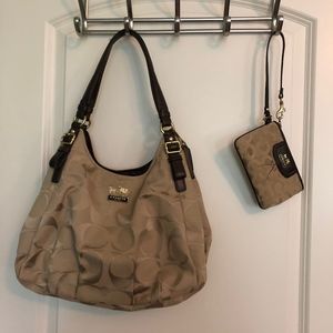 Coach Purse and Wristlet